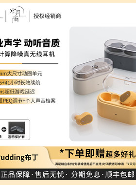 【戈声】MOONDROP/水月雨Pudding布丁实时计算降噪真无线蓝牙耳机