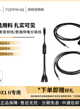【戈声】TOPPING拓品TC-OTG-Y20/B4XM-150/B4T6-150专用线材DX1 2