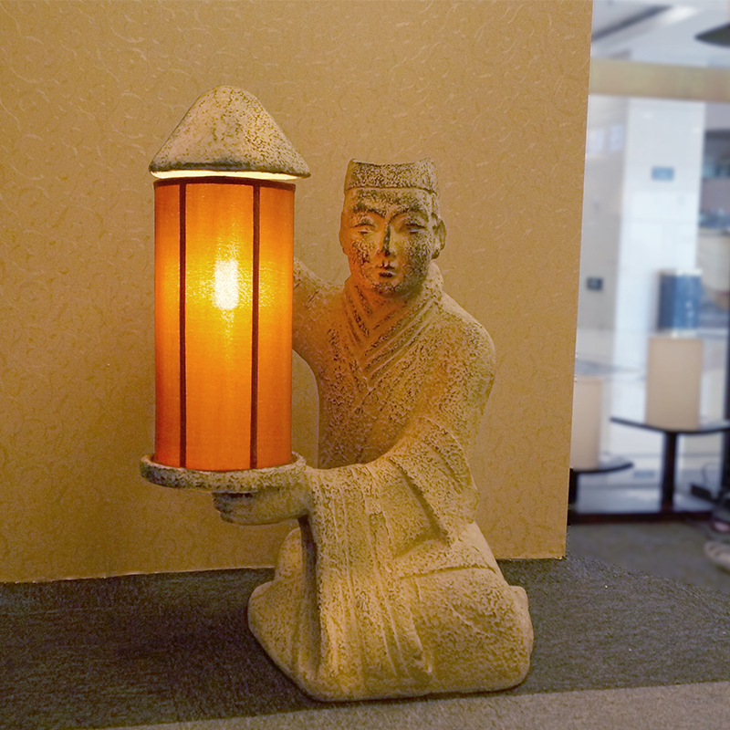 陋石坊新中式书房婚庆落地灯宫灯