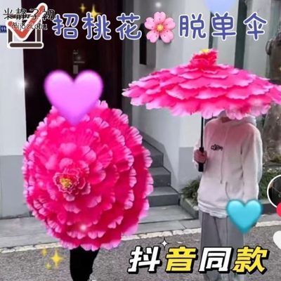 搞怪生日礼物桃花伞女生送闺蜜礼