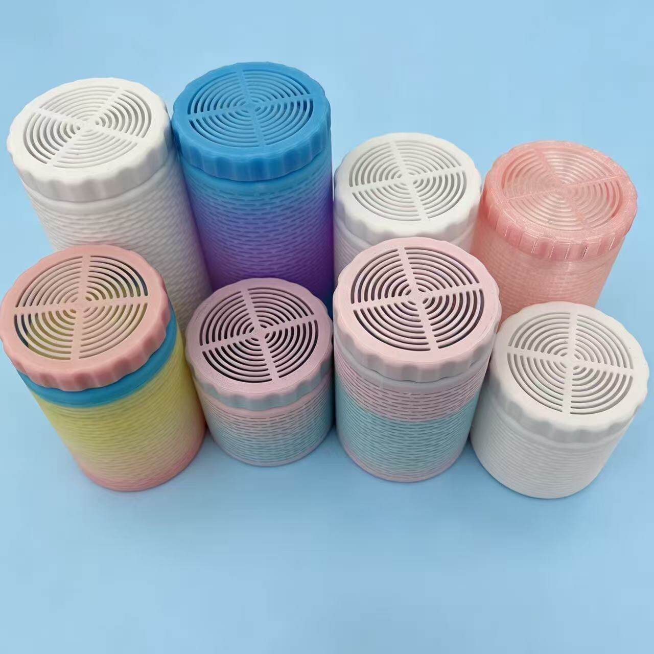 3D打印镂空瓶子香薰盒鱼缸活性炭