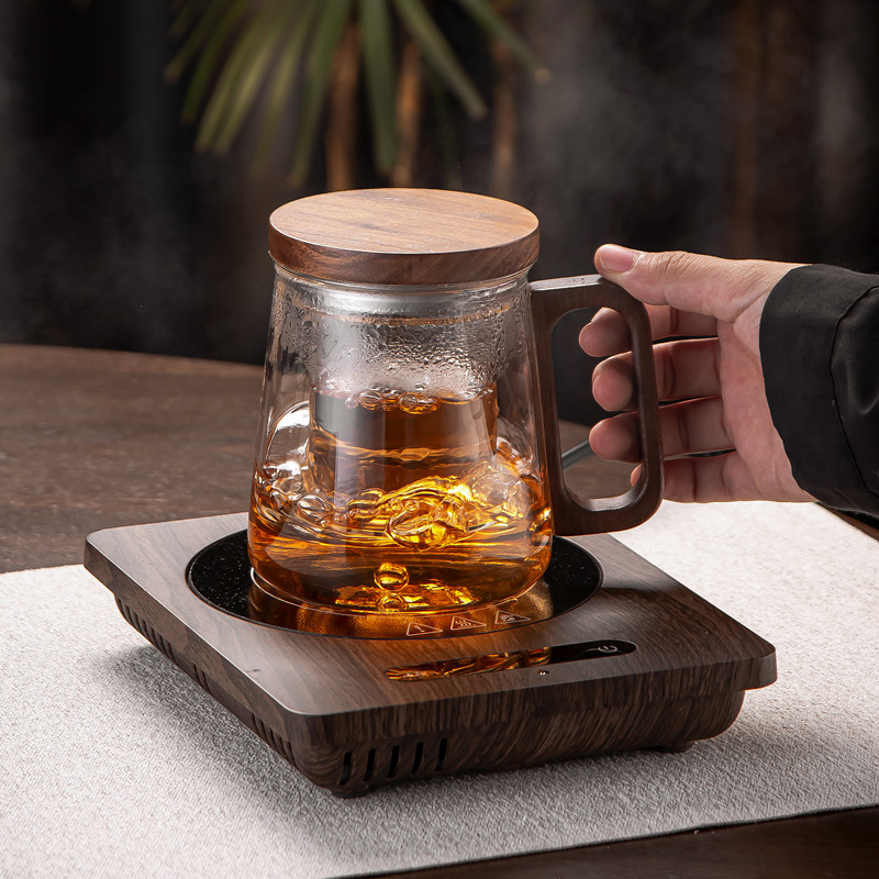 加热杯垫可调温烧水100度办公室保温底座暖水杯电热恒温智能恒温