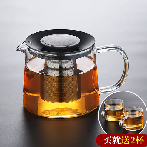 玻璃套装耐高温过滤烧煮泡茶壶