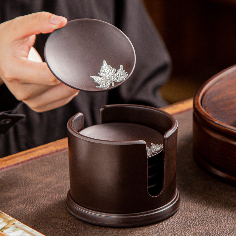 实木茶垫杯垫茶具配件创意电木茶杯垫茶道功夫茶杯禅意隔热托茶托,餐饮具,茶道/零配,淘宝优惠券,粉丝福利购,淘宝优惠卷