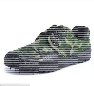 耐磨海蓝色徒步胶鞋耐穿耐磨劳动胶鞋迷彩解放鞋户外登山鞋工装鞋