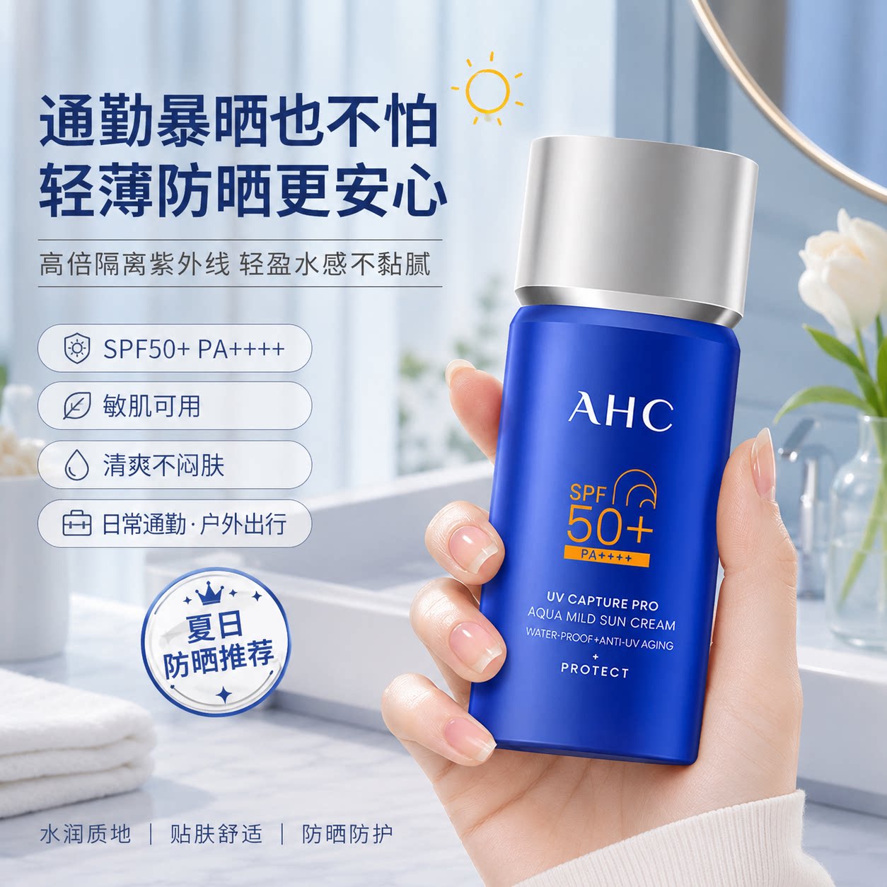 不做小黑妹！AHC蓝胖子防