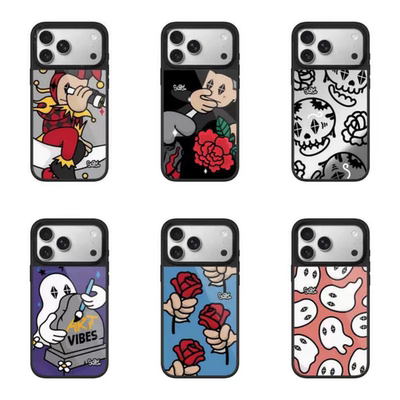 C家MagSafe艺术家SwayJo华强北顶版适用于苹果17Promax磁吸手机壳