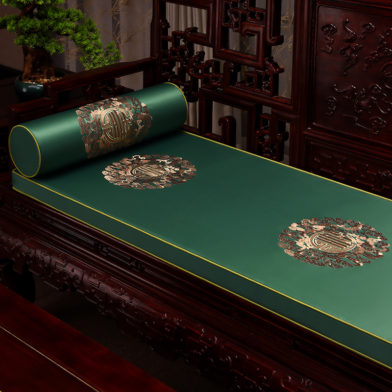 中式古典红木沙发坐垫实木家具海绵垫罗汉床乳胶座垫套定制椅垫子