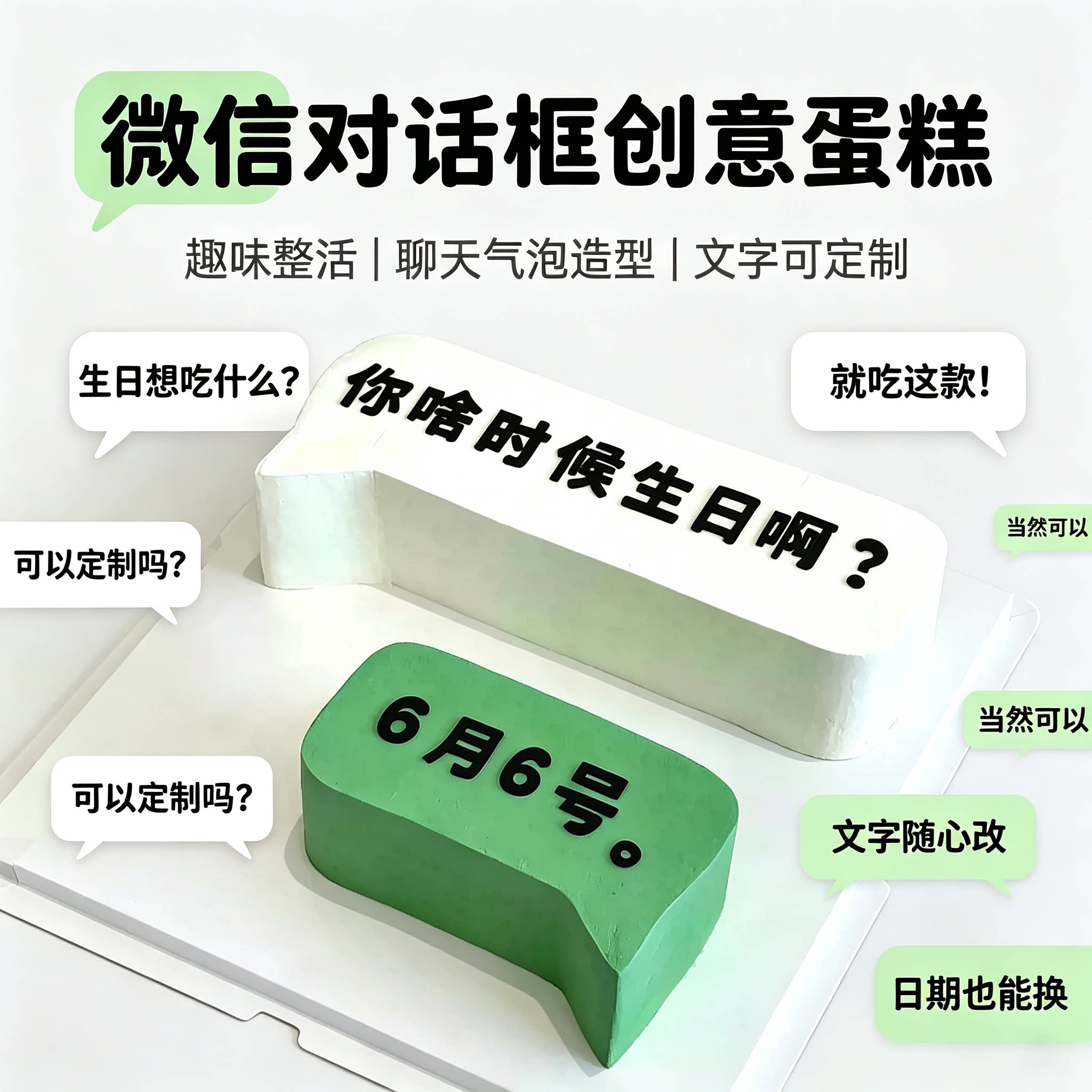 对话框生日蛋糕恶搞创意