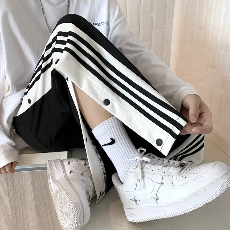 超级火的排扣裤来啦，运动，休闲