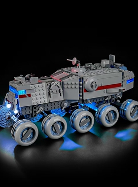 YEABRICK适用乐高星球大战75413灯饰共和国剑圣积木LED灯光组配件