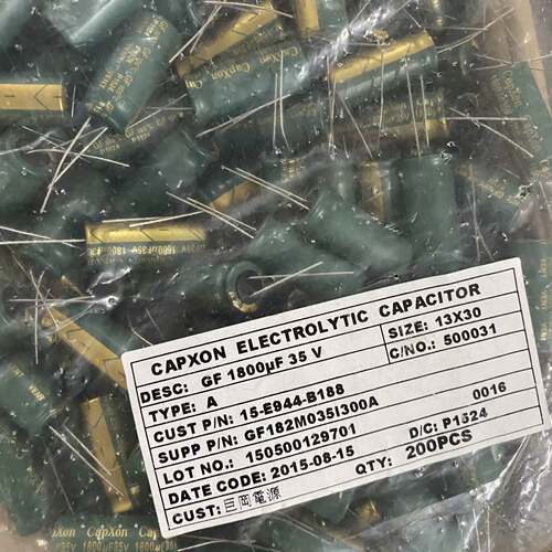 可议价CapXon电解电容 1800F 35V 型号GF，尺寸1