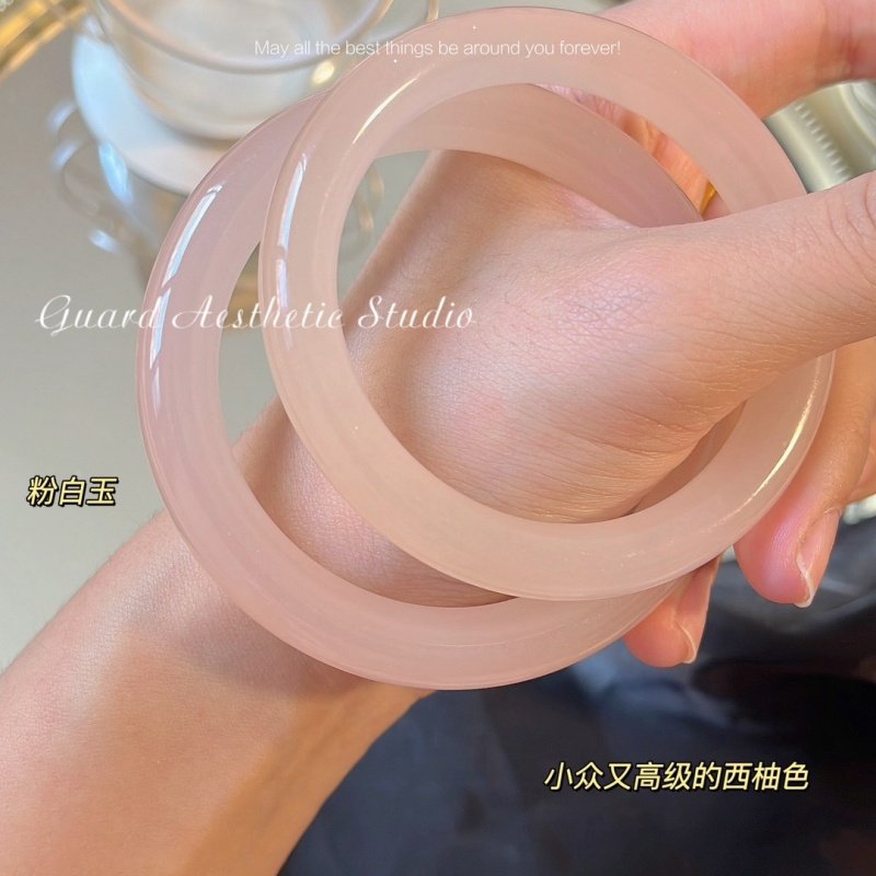 粉白玉手镯〔阿富汗玉〕细圆条新中式古风少女显白高级送礼GUARD,个性定制/设计服务/DIY,其它饰品定制,淘宝优惠券,粉丝福利购,淘宝优惠卷