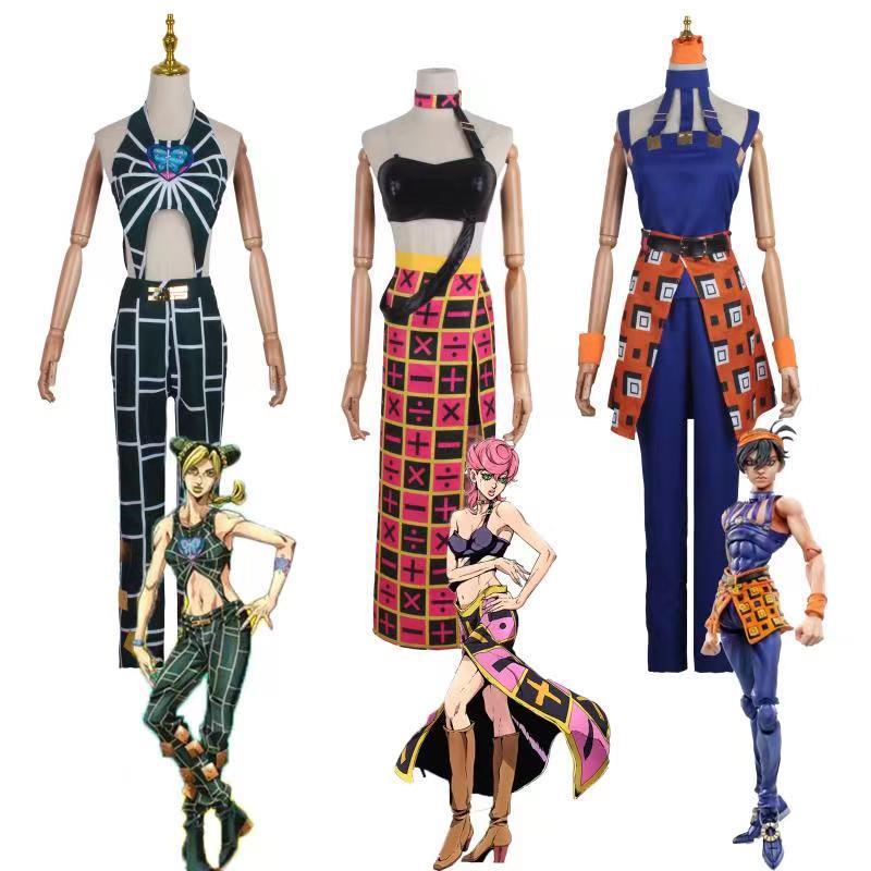 现货JOJO的奇妙冒险COS服空条徐伦特里休乌纳吉尔卡纳兰迦cospl