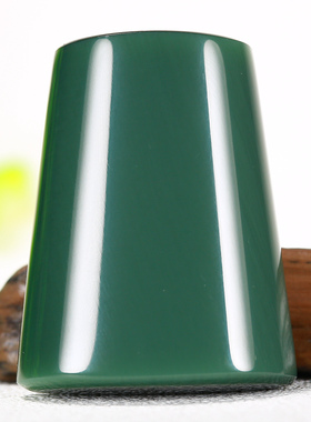 【久龙玉器】天然正品和田玉碧玉平安牌平安牌挂件21.04