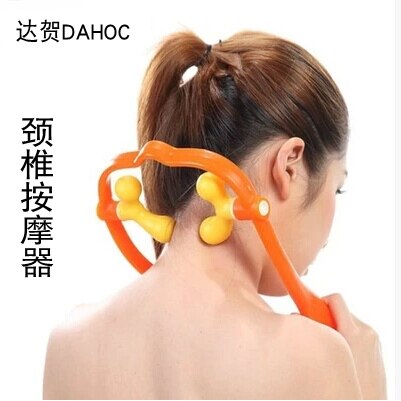 达贺包邮颈部凹凸u型手动按摩器