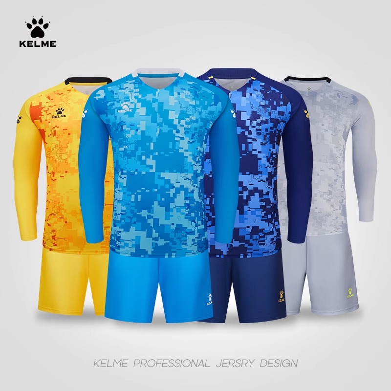 KELME/卡尔美足球门将服守门员长袖套装成人儿童比赛训练球衣门服
