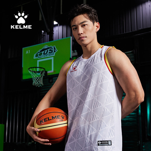 KELME卡尔美篮球服套装男队服定制美式大码背心比赛团队球衣印字