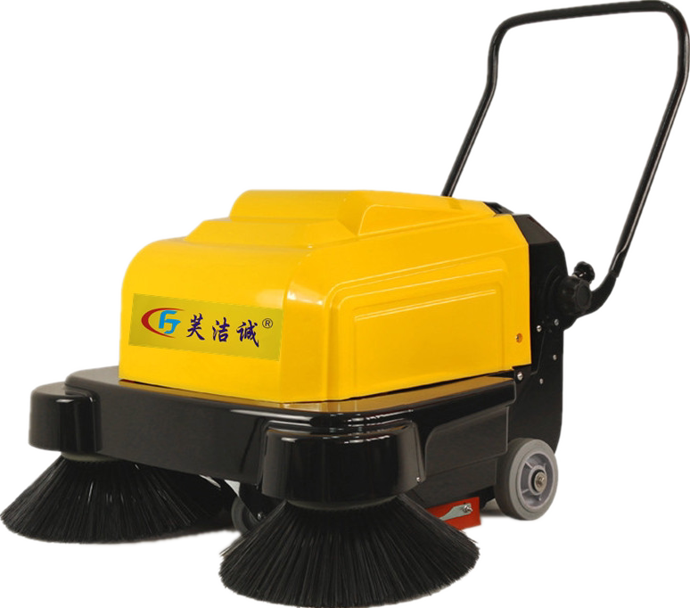 户外扫地车环卫车清洁车垃圾电动扫地机手推自动清扫吸尘fcj-1050