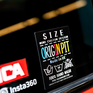 厂牌车贴 ORIGIN MINI改装 STOP 汽车贴纸 PIT