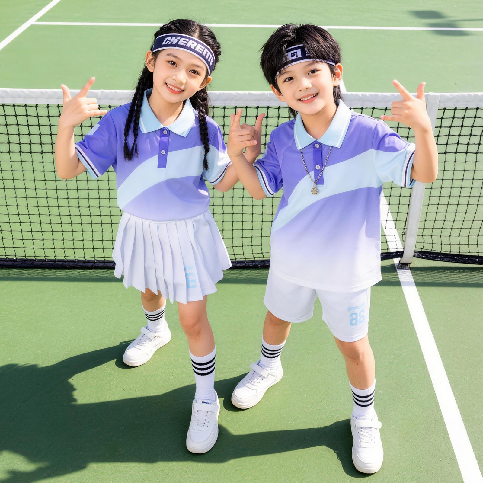 六一儿童演出服街舞篮球服小学生夏季班服幼儿园毕业照舞蹈表演服
