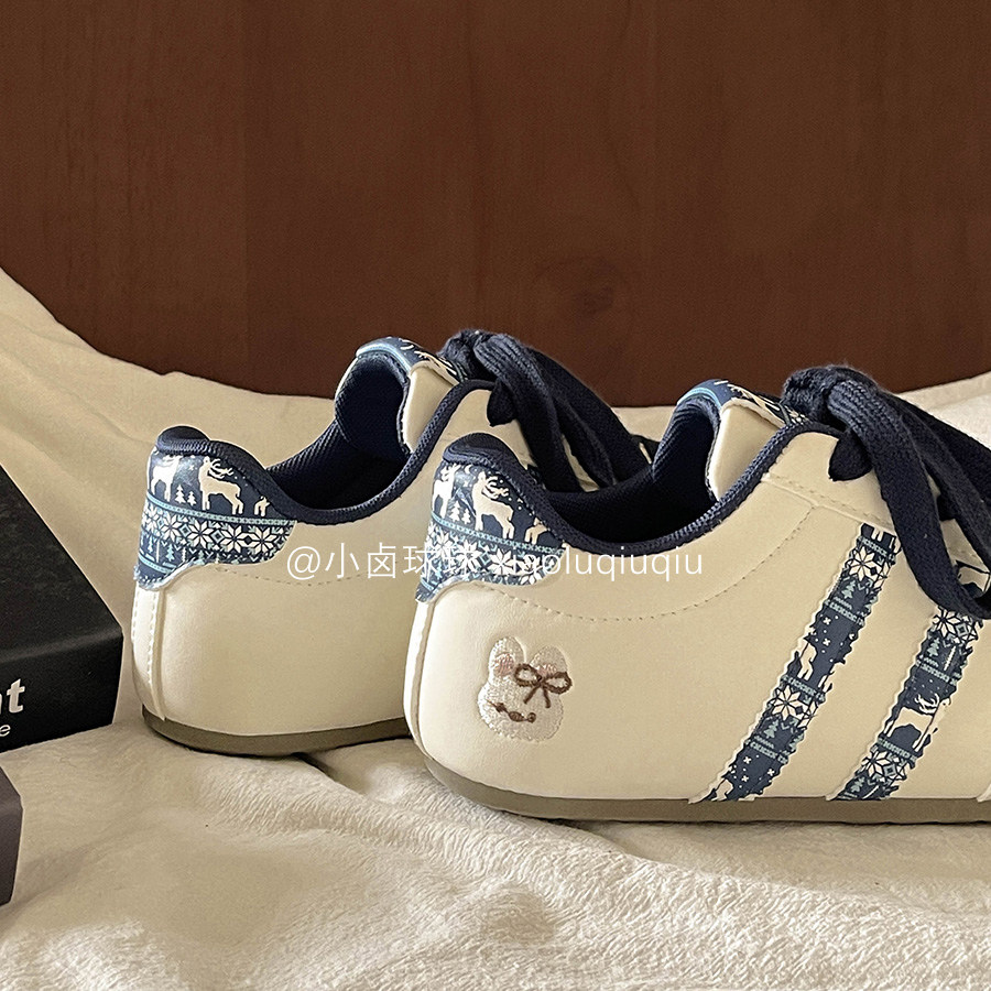 小卤球球德训鞋小白鞋子女ins潮百搭小众休闲鞋板鞋2025新款板鞋,女鞋,德训鞋,淘宝优惠券,粉丝福利购,淘宝优惠卷