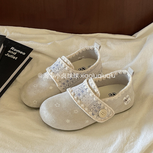 板鞋 新款 子女鞋 懒人鞋 小卤球球全包一脚蹬勃肯鞋 百搭单鞋 2026春季