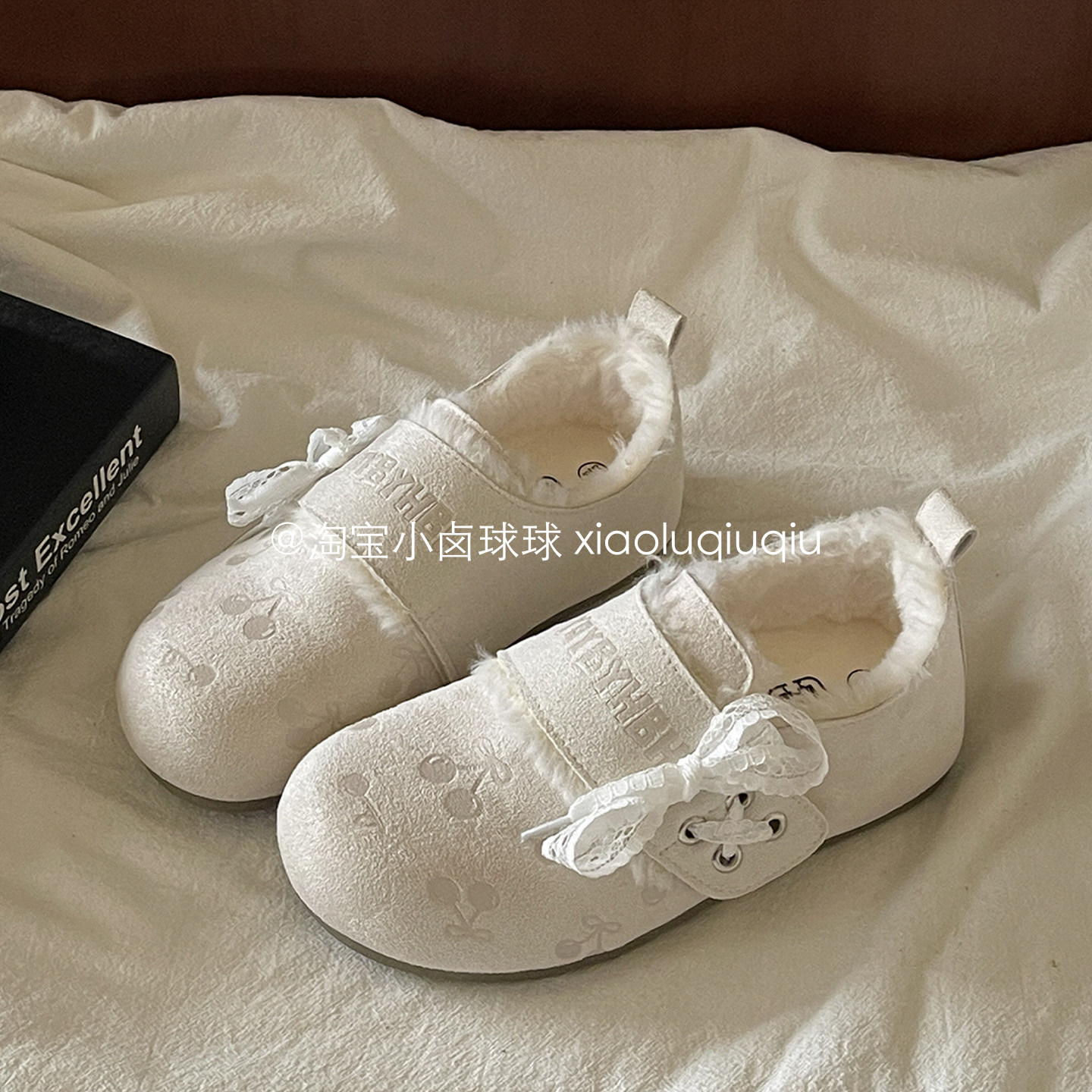 小卤球球加绒勃肯鞋女2025新款冬外穿小白鞋二棉鞋保暖百搭休闲鞋,女鞋,勃肯鞋/软木鞋,淘宝优惠券,粉丝福利购,淘宝优惠卷