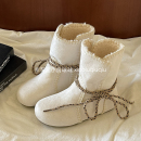 小卤球球加绒雪地鞋女款2025新款爆款二棉鞋冬季鞋子百搭保暖时尚