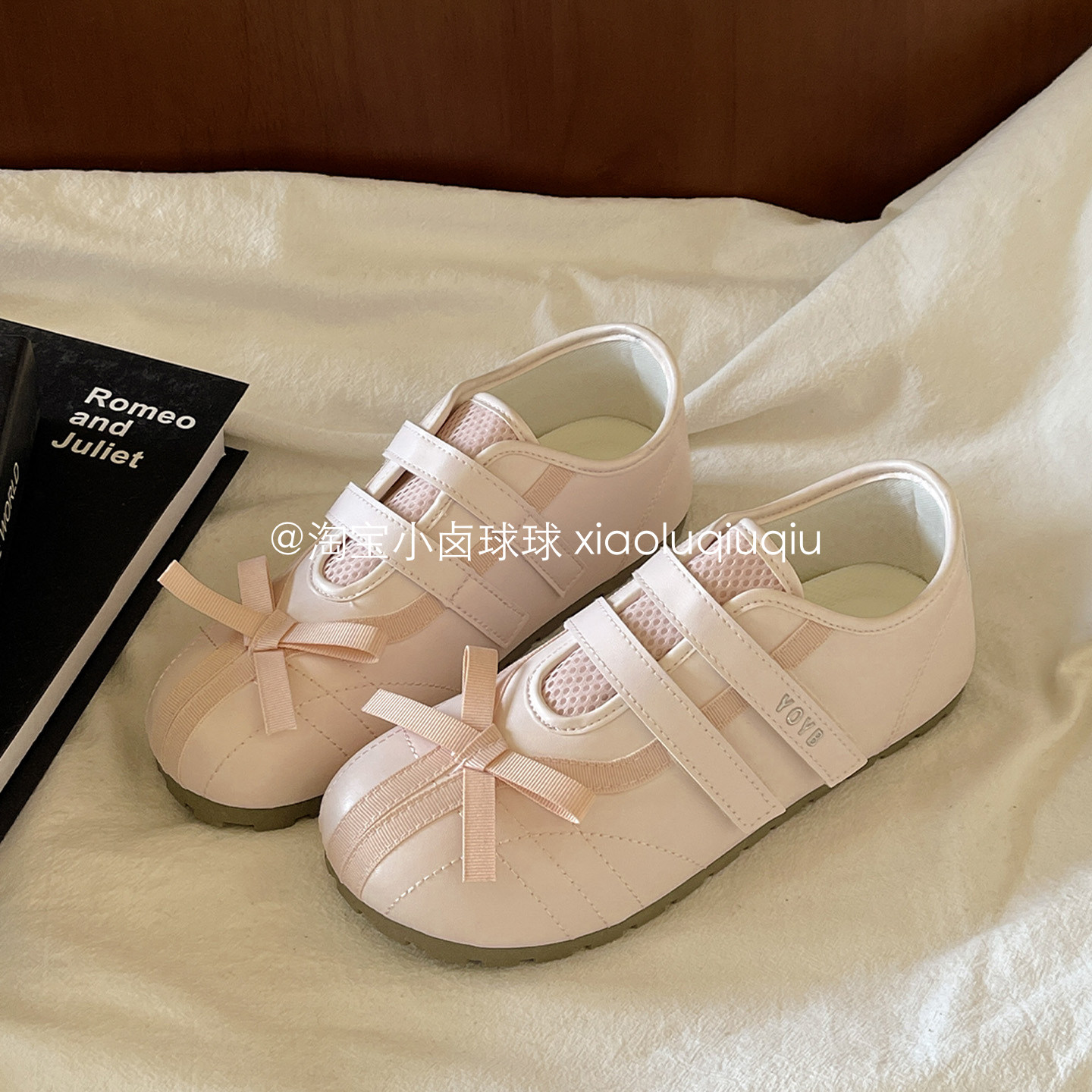 小卤球球 玛丽珍春季2026新款芭蕾鞋子女款板鞋ins潮百搭休闲单鞋,女鞋,深口单鞋,淘宝优惠券,粉丝福利购,淘宝优惠卷