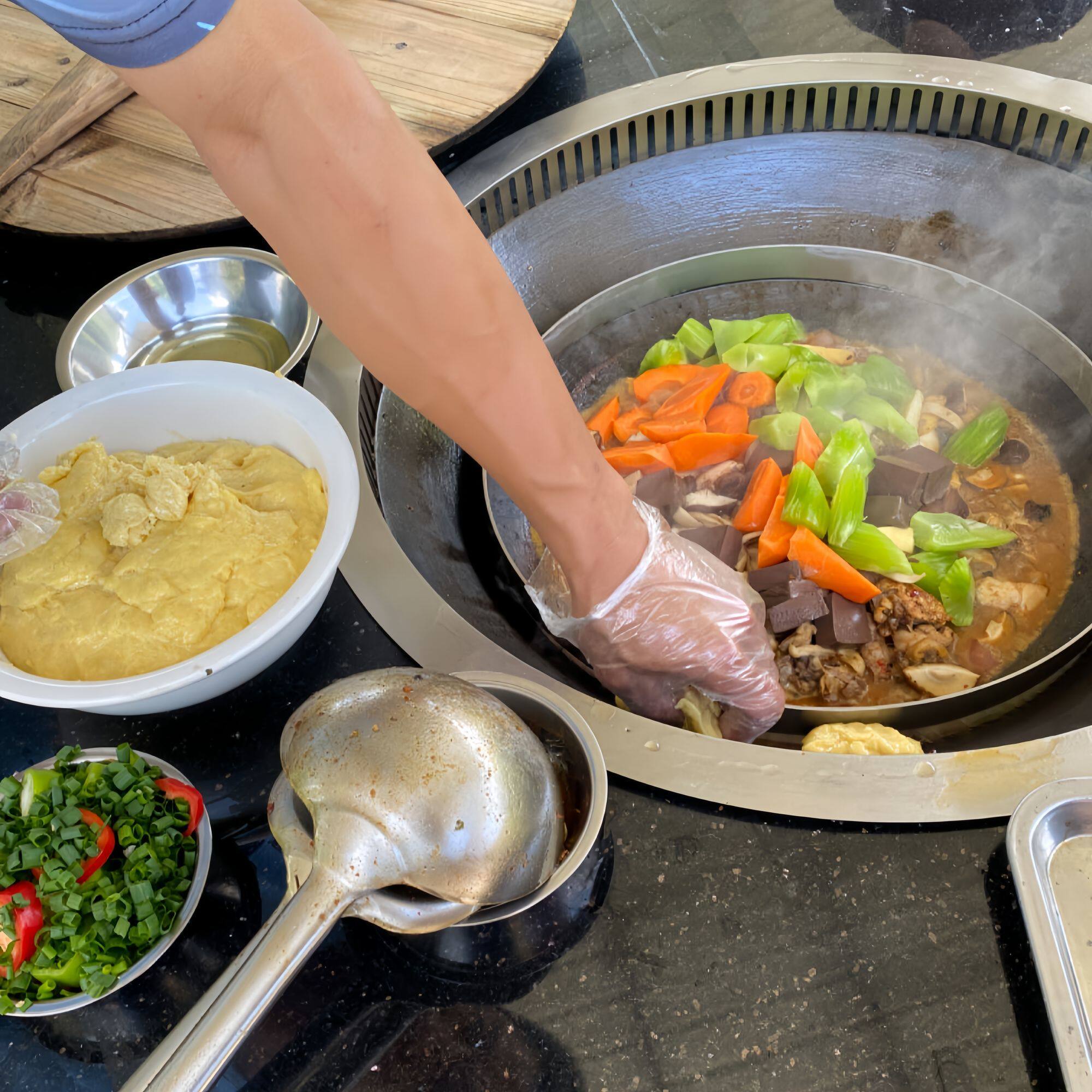 柴火鸡锅边馍圈不锈钢圆形钢圈商用米糕煎饼圈发糕圈烘焙模具