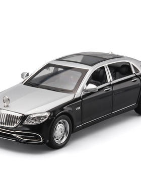 新款（盒装）1:32仿真S650合金车模声光六开门儿童玩具车摆件