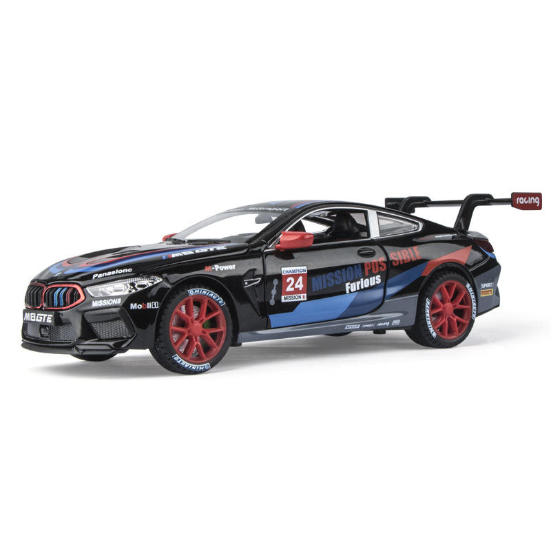 建元1:24合金车模型M8赛车GTE玩具男生礼物 热销工厂
