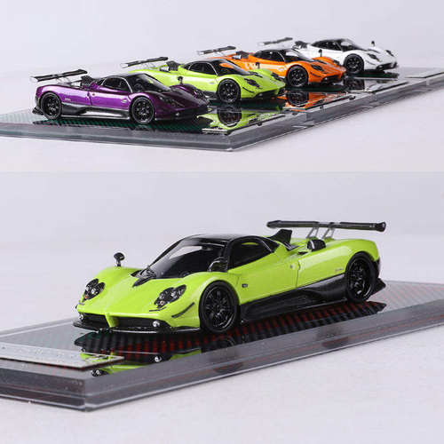 新款 U2 1:64 帕加尼宗塔zonda Tricolore仿真树脂汽车模型收藏