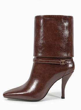 2025欧美外贸热销款细高跟宽筒短靴轻盈时尚百搭时装靴WJ921