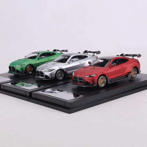 新款 Fine Works 1:64G82 M4宽体改装合金仿真汽车模型收藏