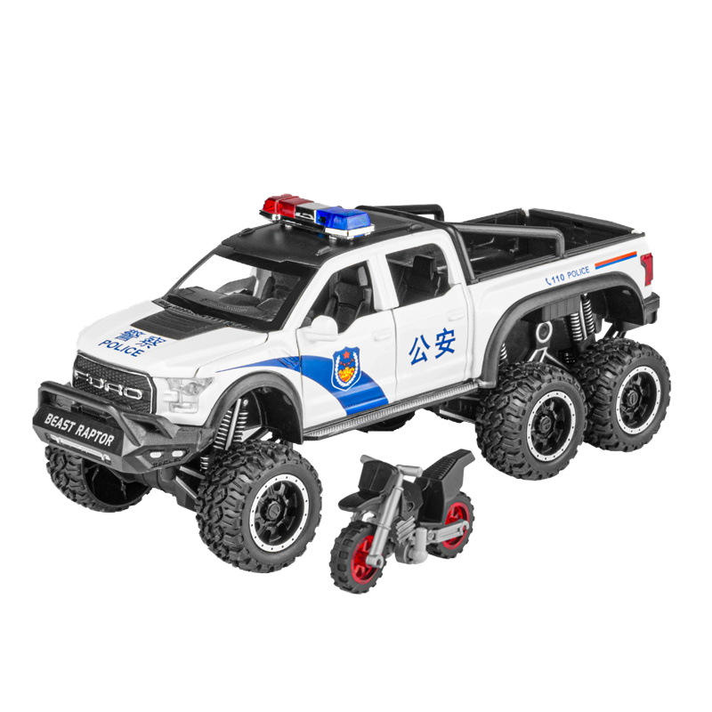 福特猛禽f150皮卡越野儿童汽车模型合金玩具男礼物热销厂