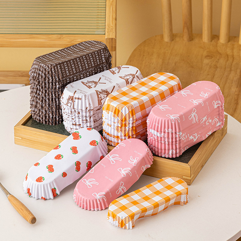 淋膜纸杯蛋糕纸托防油耐高温船型