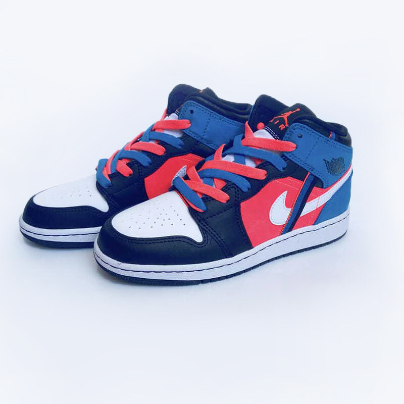 适配aj1mid裸眼3D鞋带AJ1黑红蓝鸳鸯蓝荧光红白游戏时间鞋带女gs