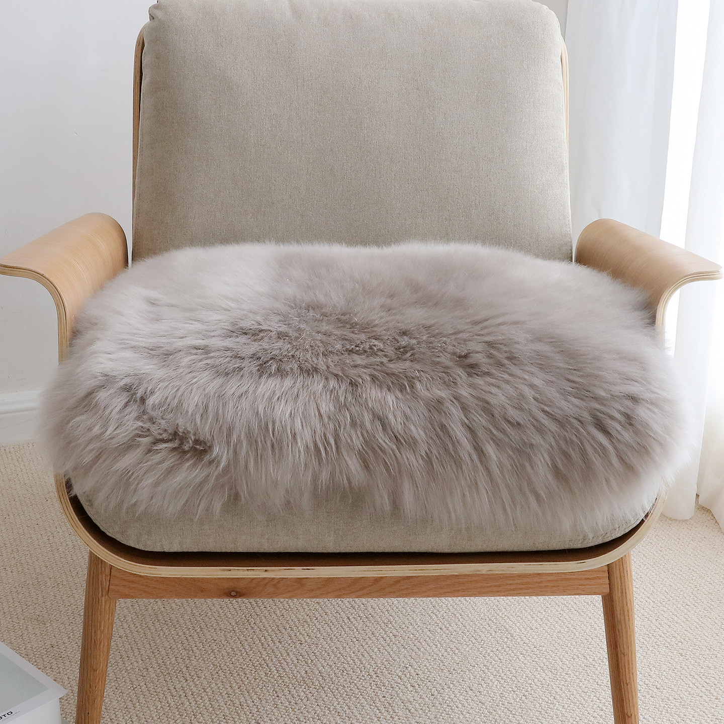 小沙整张纯羊毛沙发垫羊毛坐垫椅垫沙发椅坐垫单人沙发垫方垫凳垫,居家布艺,沙发垫,淘宝优惠券,粉丝福利购,淘宝优惠卷