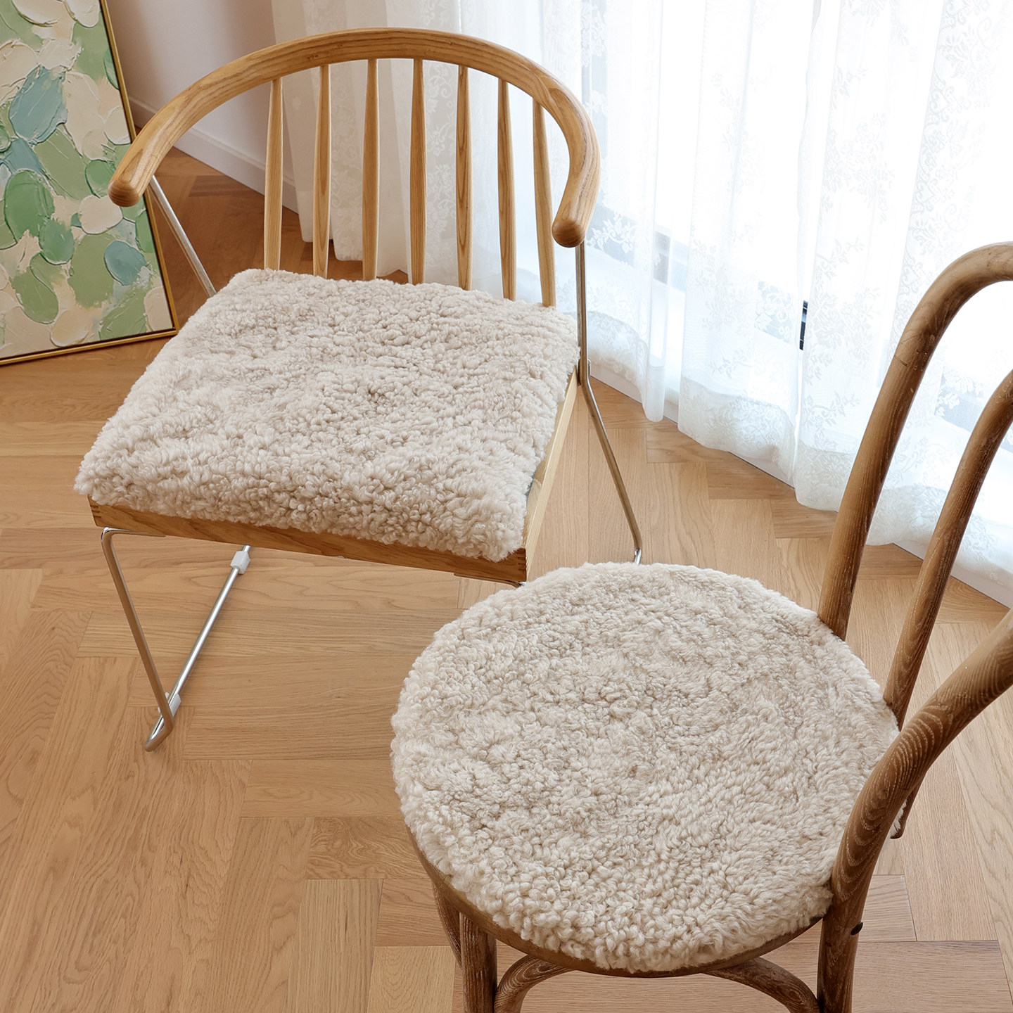 小沙纯羊毛卷花毛椅垫圆形椅子垫坐垫方垫餐椅化妆凳子垫学生椅垫,居家布艺,椅垫,淘宝优惠券,粉丝福利购,淘宝优惠卷