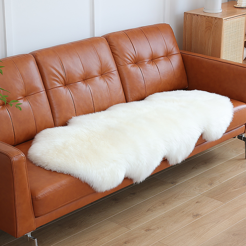 高密度羊毛沙发垫纯羊毛坐垫毛毯