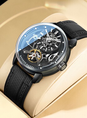 2025年新款布加迪手表全自动机械表镂空时尚德国男士轻奢防水表