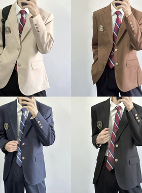 【刺篇】DK制服正版日系学生原创西服外套西装衬衫西裤毕业套装男