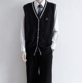 针织开衫 JKDK制服原创学院风男女毛衣背心正版 外套马甲 刺篇