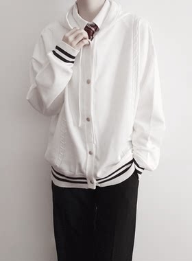 刺篇JKDK男女学院风针织开衫卫衣