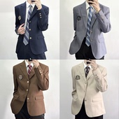 校供感西装 dk制服日系正版 外套男两粒扣三粒扣西服套装 刺篇