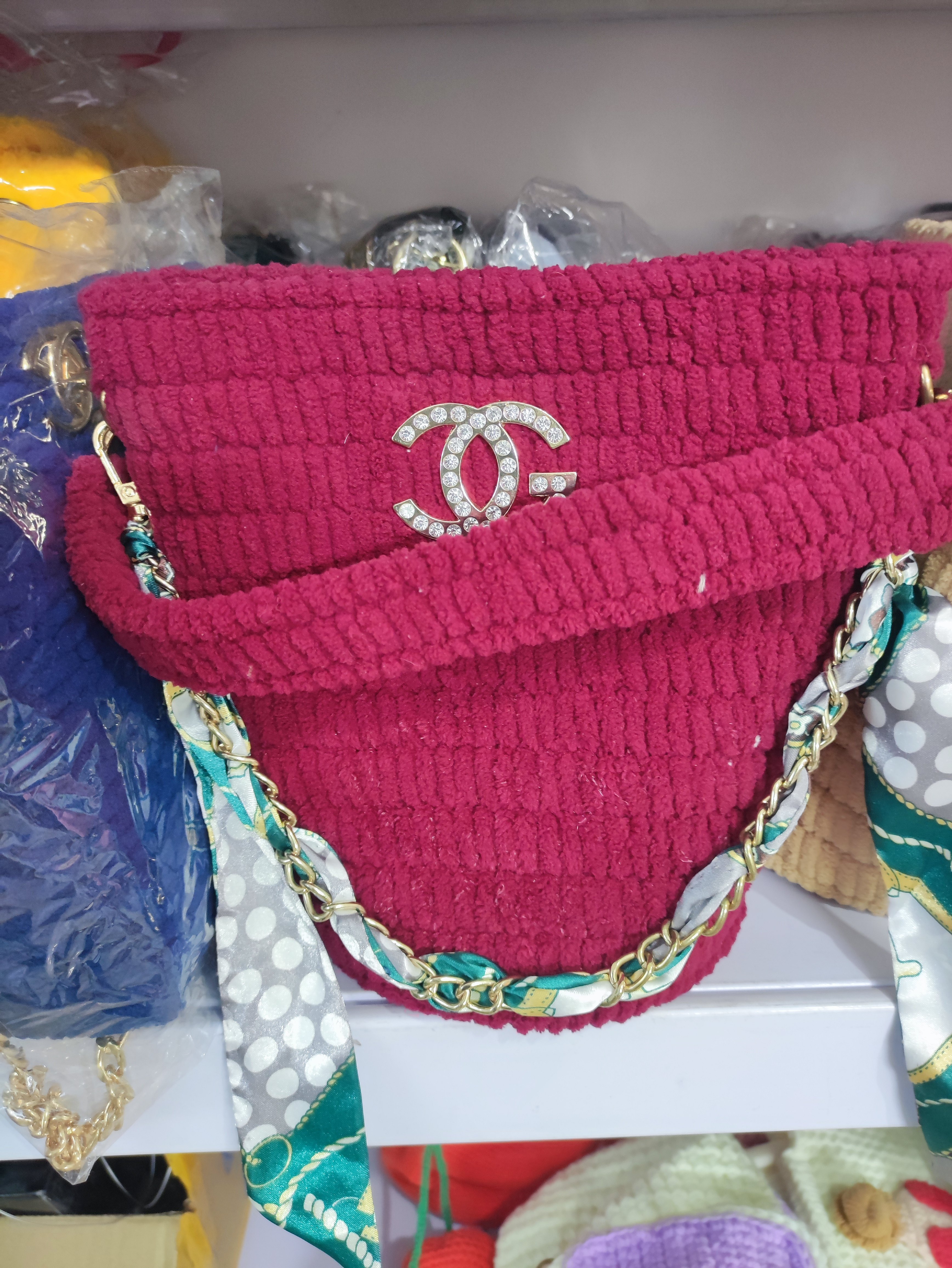 成品现货水桶包冰条款新年diy可爱毛线福袋包材料包,服饰配件/皮带/帽子/围巾,DIY编织材料包,淘宝优惠券,粉丝福利购,淘宝优惠卷