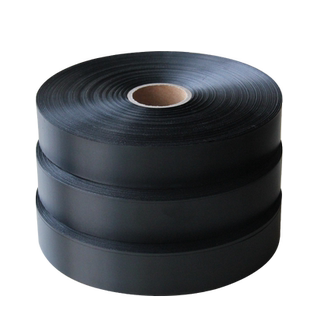 包邮黑色空白洗唛黑色缎带服装水洗布标服装行业皮草丝绸25 30 35 40*200m米黑色条码打印水洗标标签