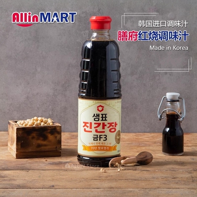 膳府浓酱油金f3烹饪调料韩国进口